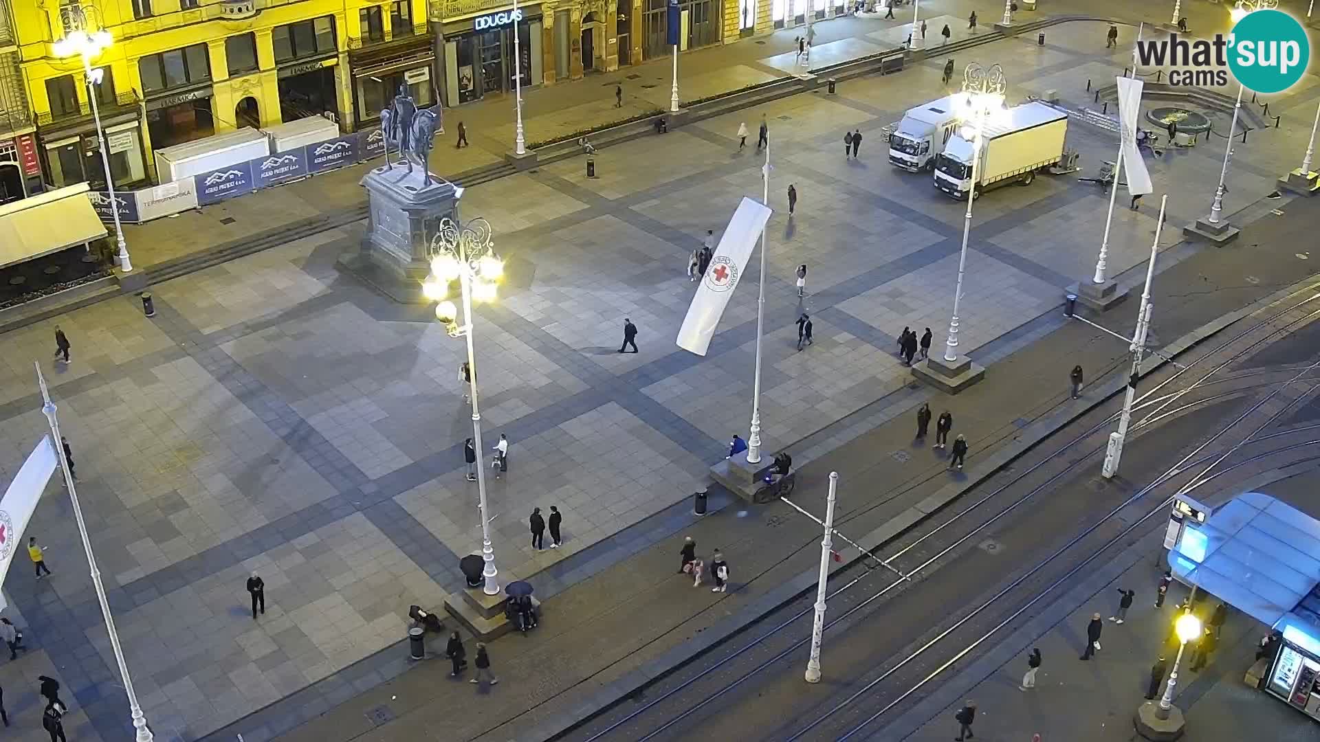 LIVE Webcam Zagreb Hotel Dubrovnik | Ban Jelačić square
