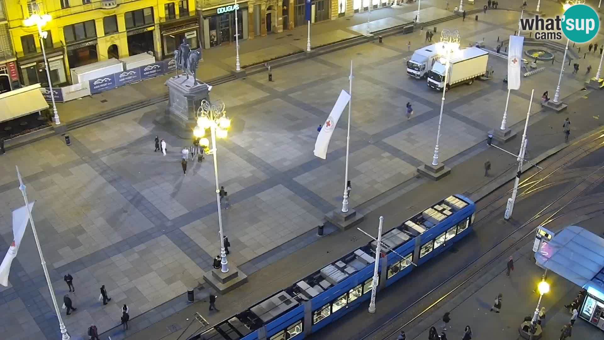 LIVE Webcam Zagreb Hotel Dubrovnik | Ban Jelačić square