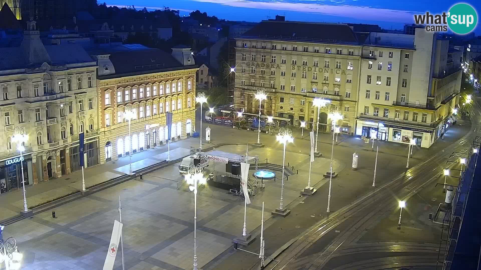 Webcam live Zagreb – Ban Jelačić Platz