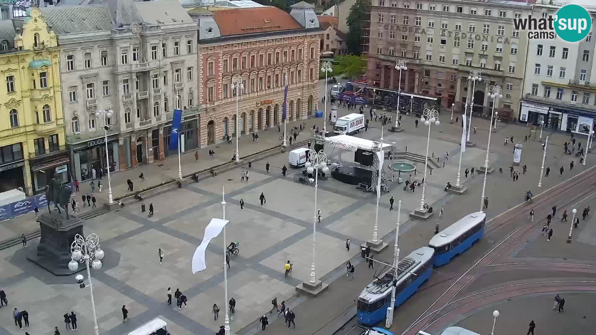 Webcam Zagreb – Ban Jelačić square