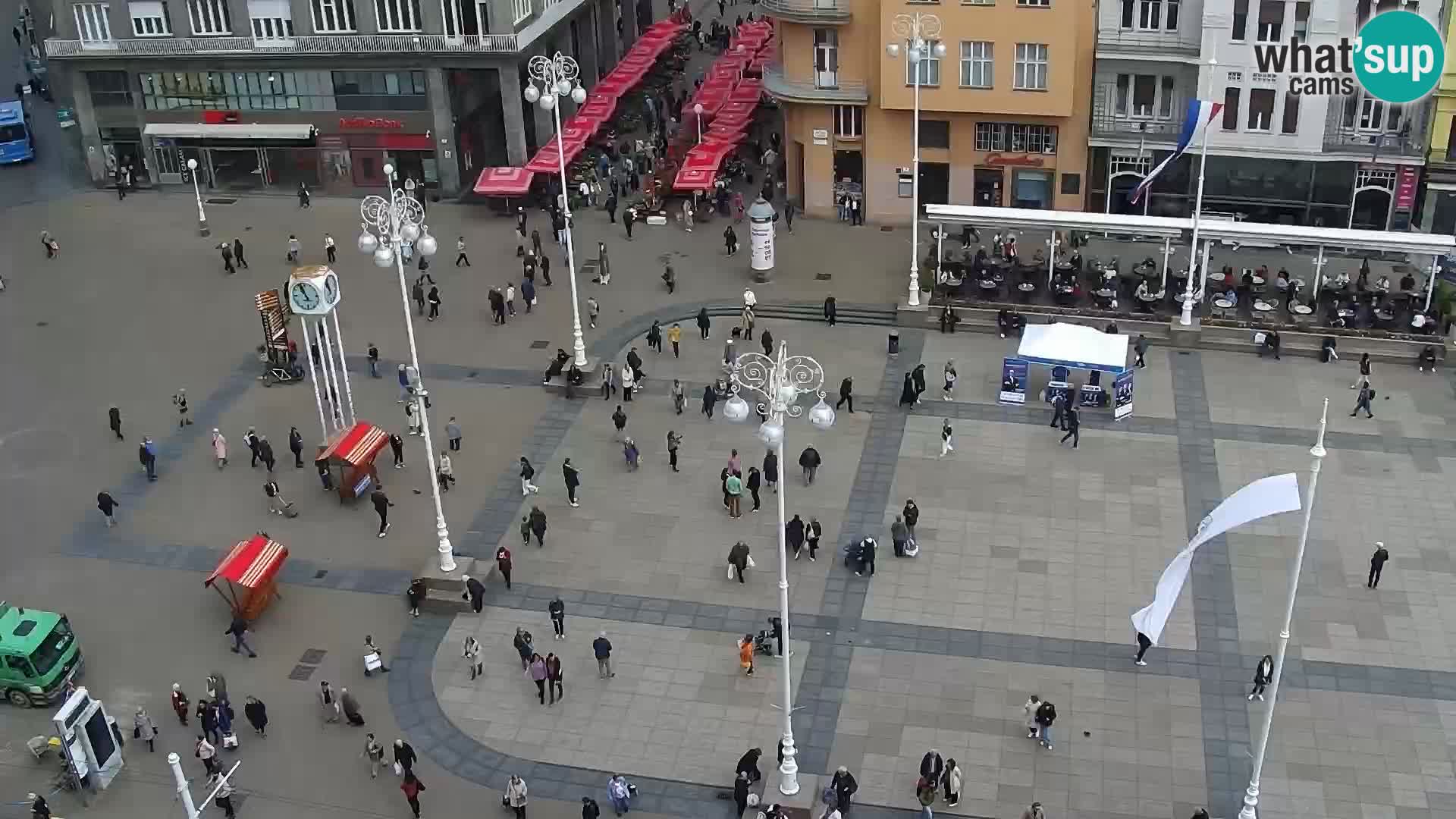 LIVE Webcam Zagreb Hotel Dubrovnik | Ban Jelačić square