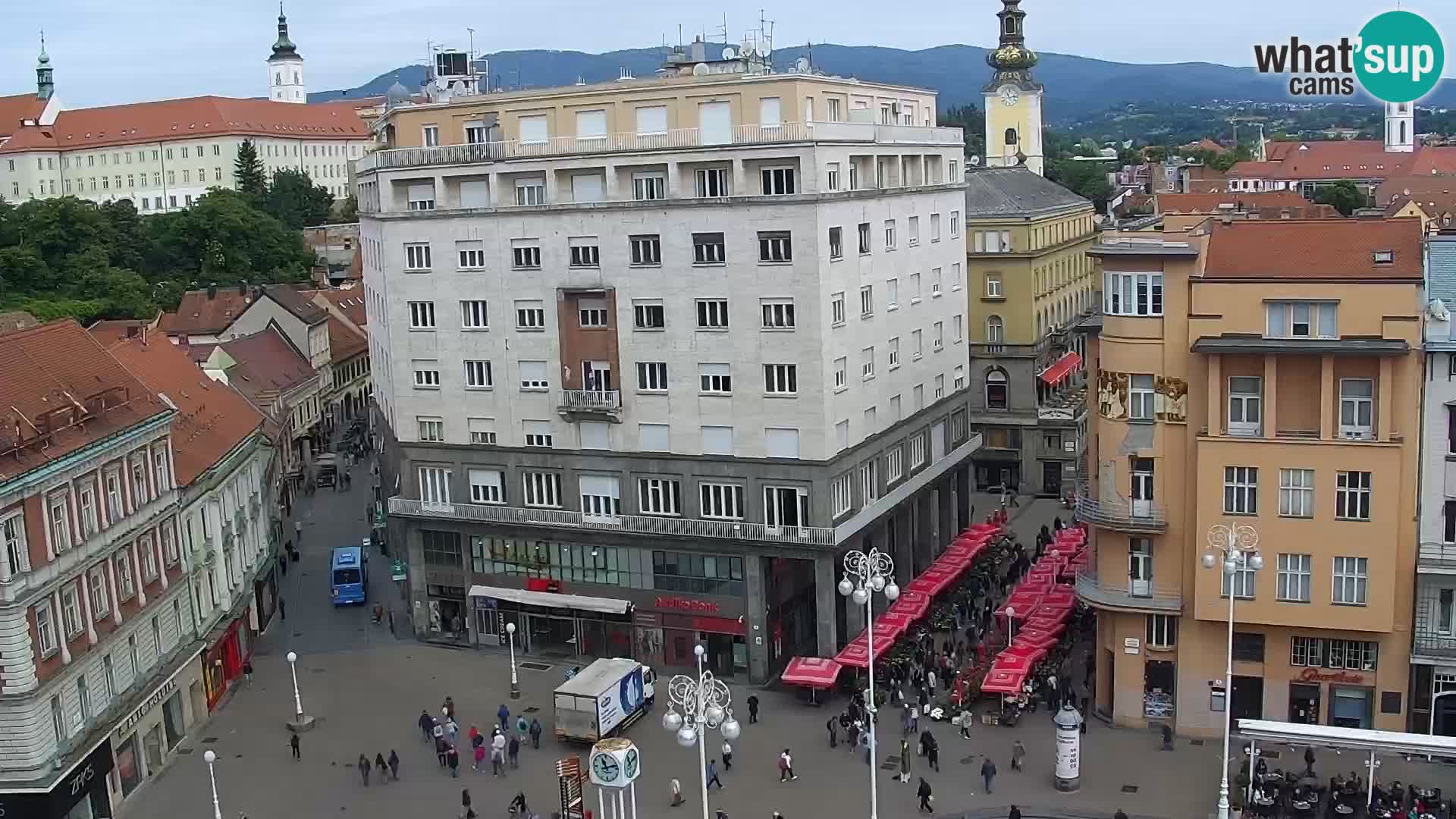 Plaza Ban Jelačić camera en vivo Zagreb – Hotel Dubrovnik