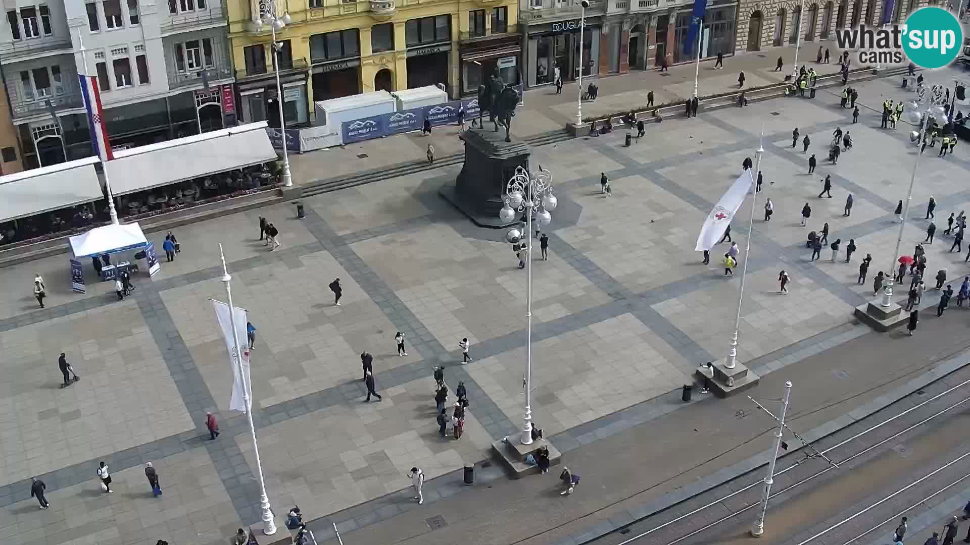 LIVE Webcam Zagreb Hotel Dubrovnik | Ban Jelačić square