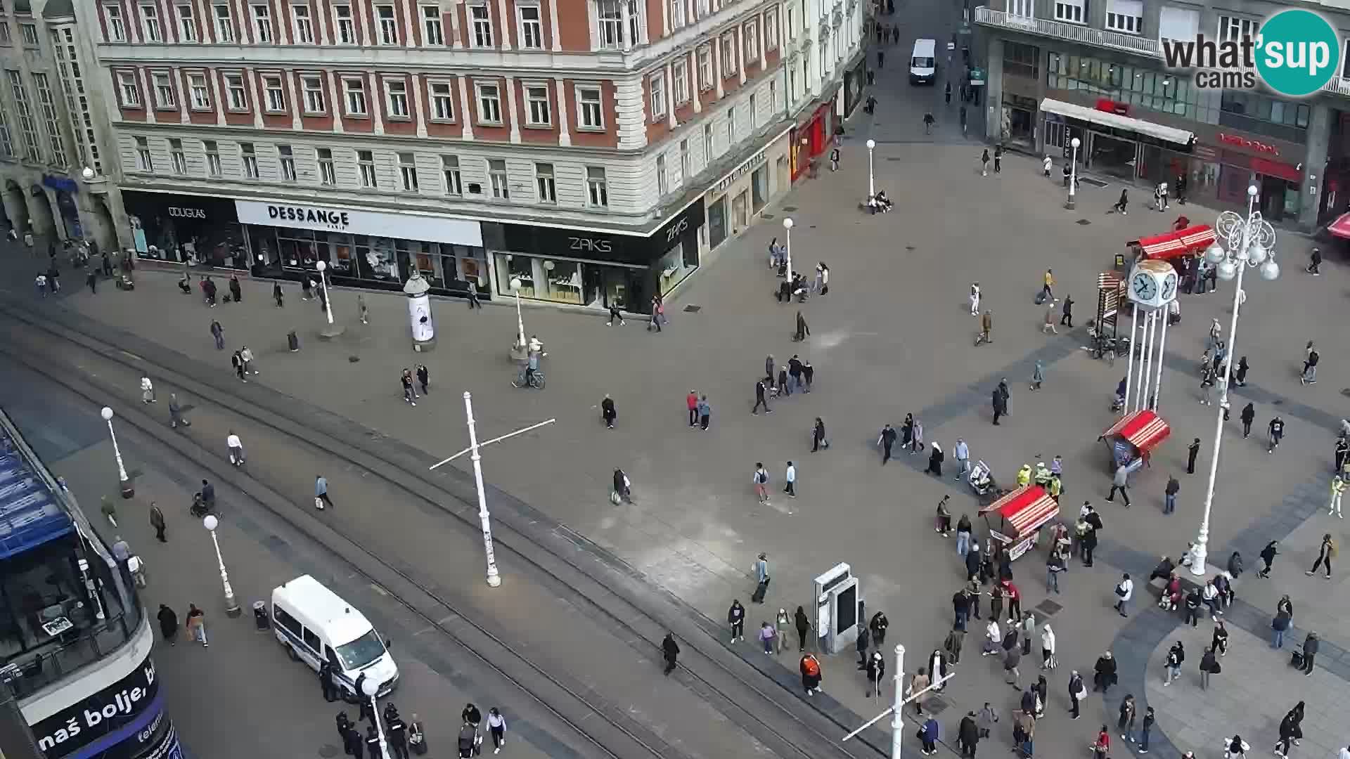 Webcam Zagreb – Ban Jelačić square