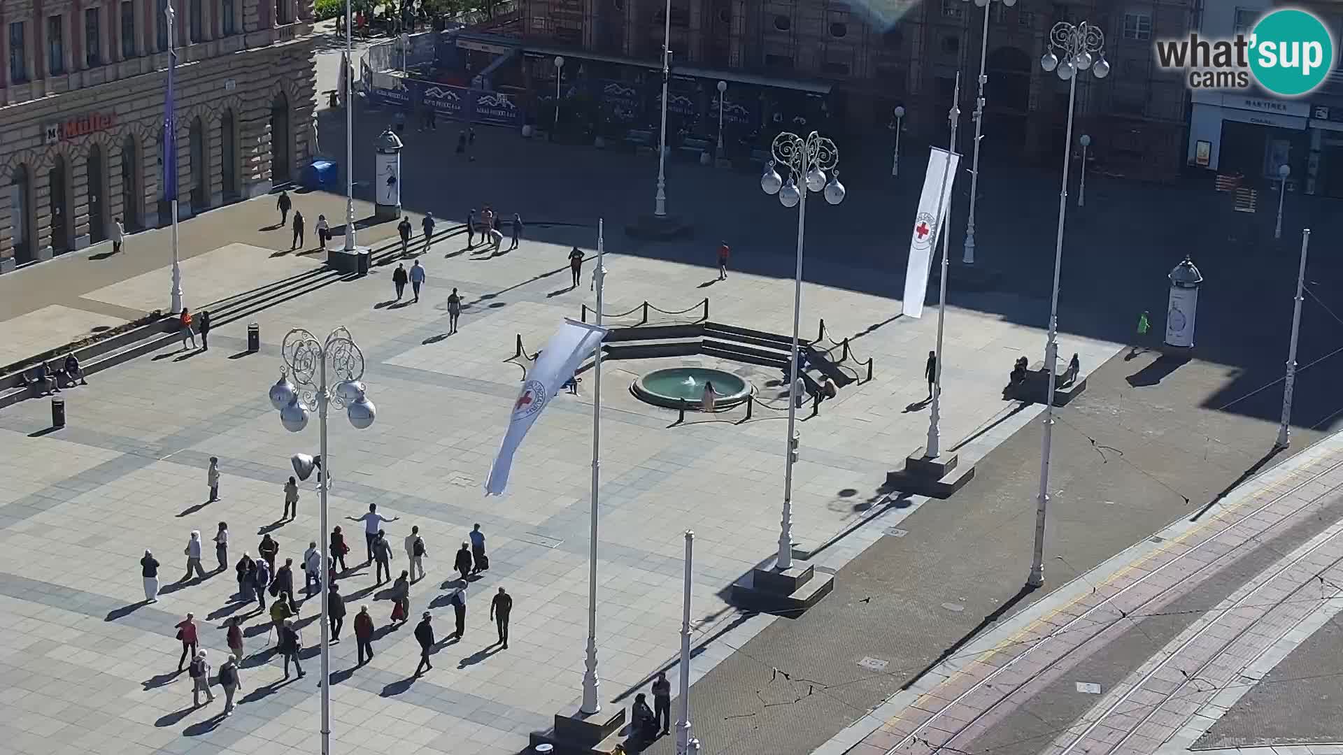 Plaza Ban Jelačić camera en vivo Zagreb – Hotel Dubrovnik