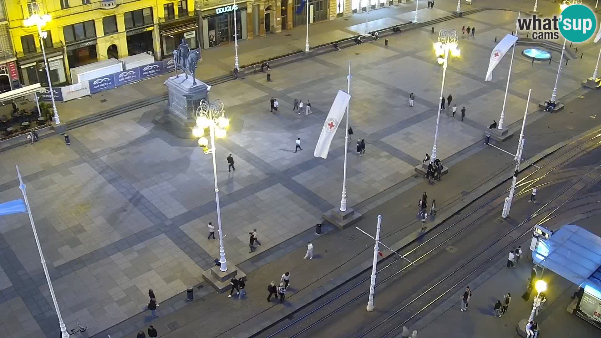Ban Jelačić live cam Zagreb – Hotel Dubrovnik