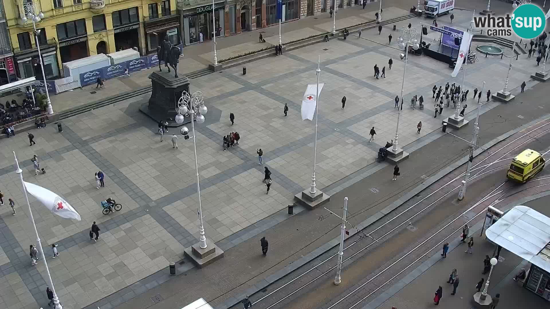 Ban Jelačić live cam Zagreb – Hotel Dubrovnik