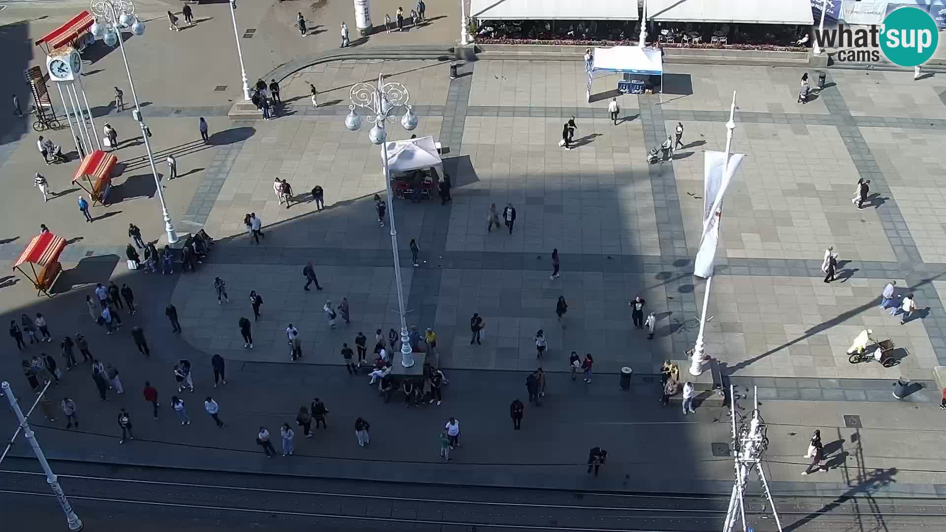 Ban Jelačić Platz  Live webcam Zagreb – Hotel Dubrovnik