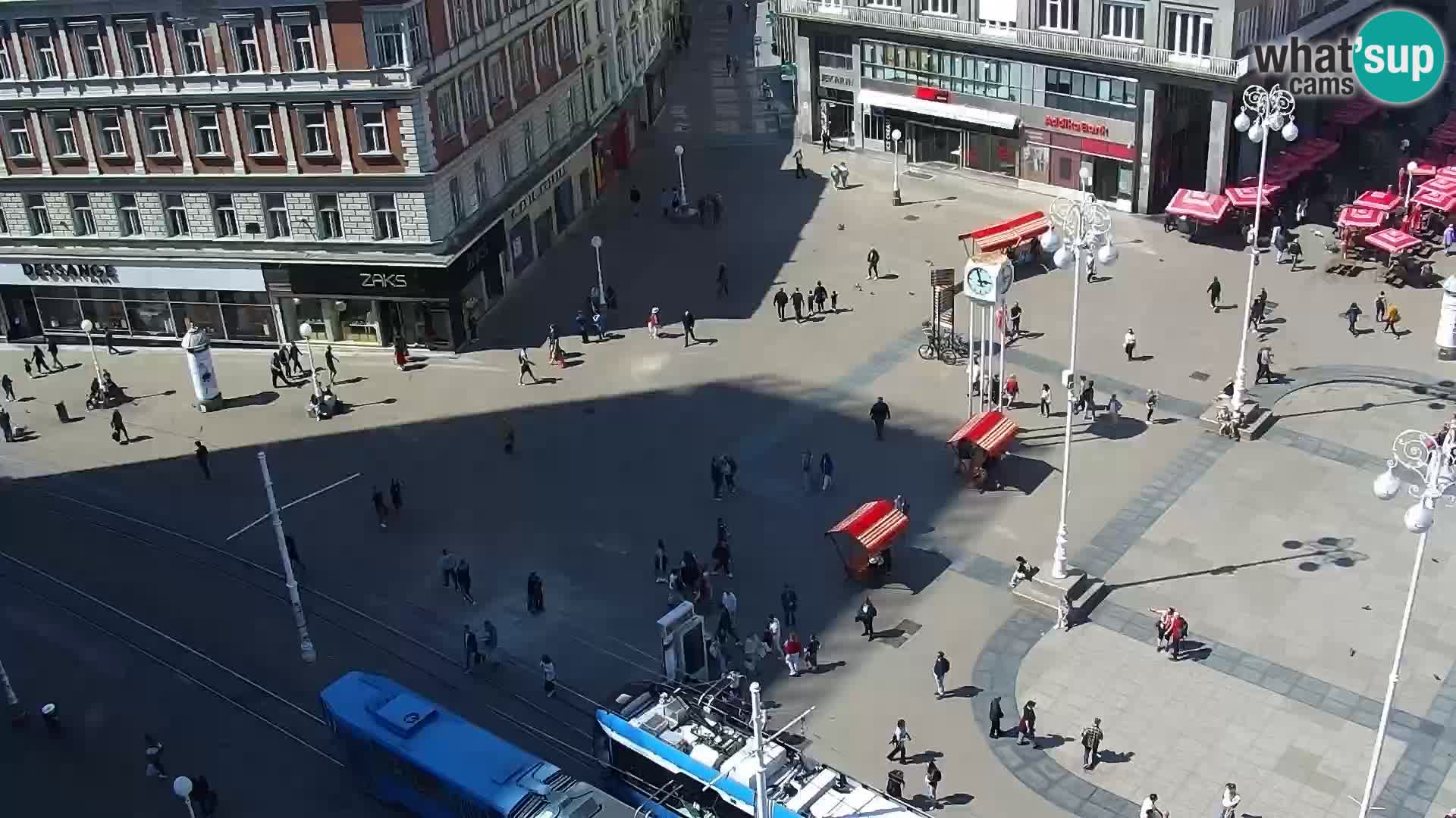 Webcam live Zagreb – Ban Jelačić Platz