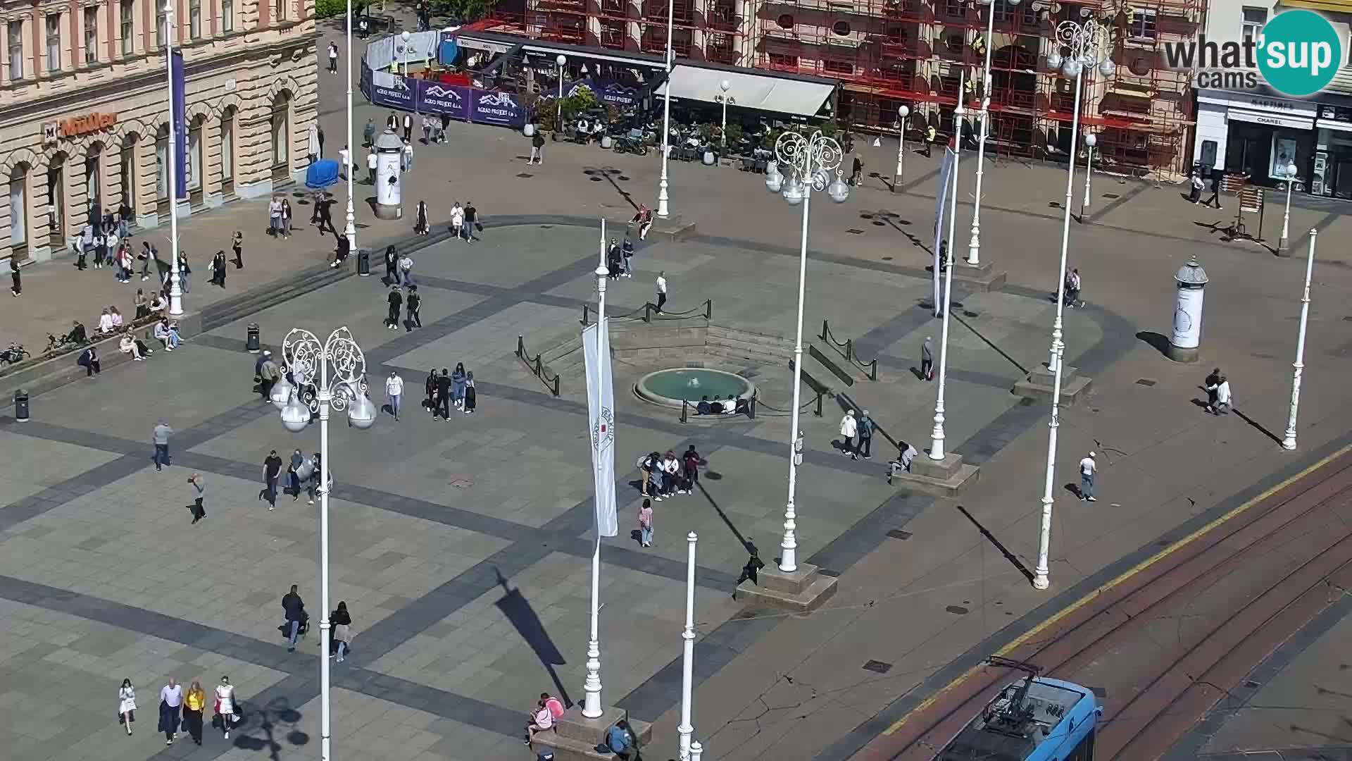 Plaza Ban Jelačić camera en vivo Zagreb – Hotel Dubrovnik