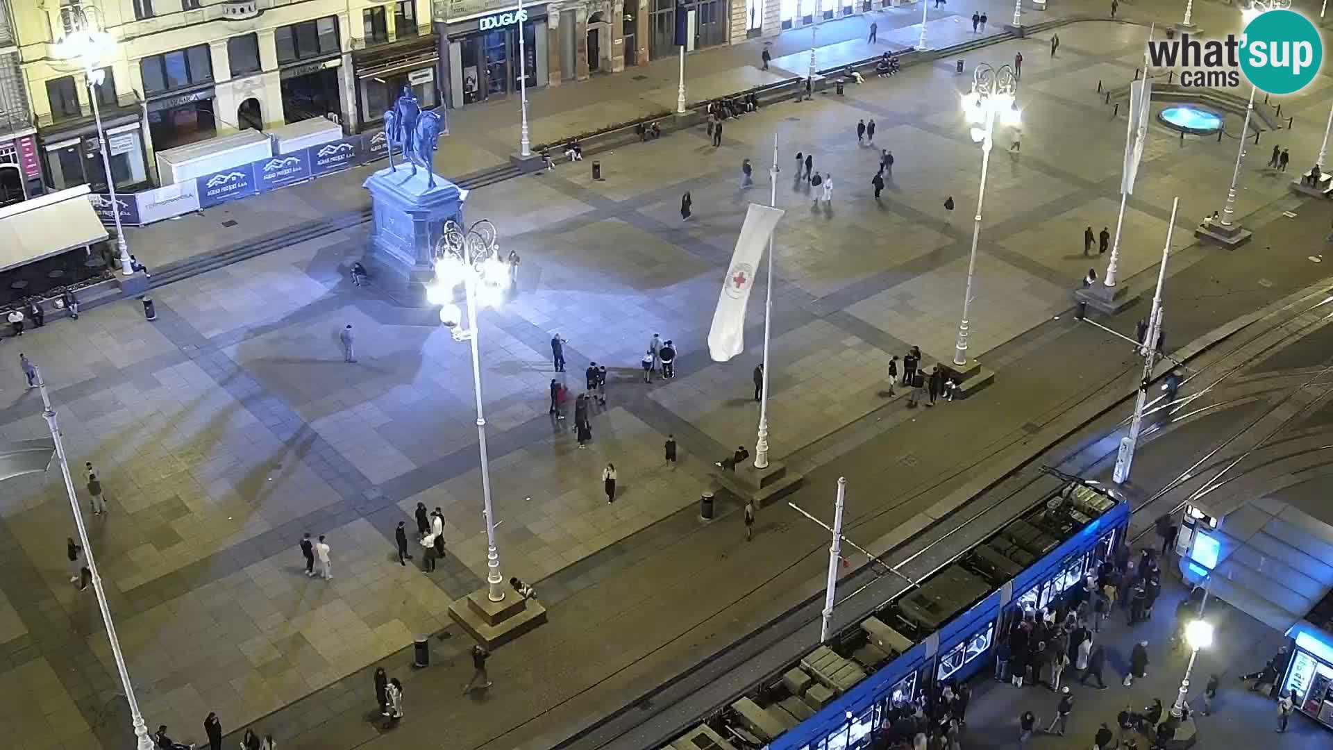 Webcam live Zagreb – Piazza Ban Jelačić