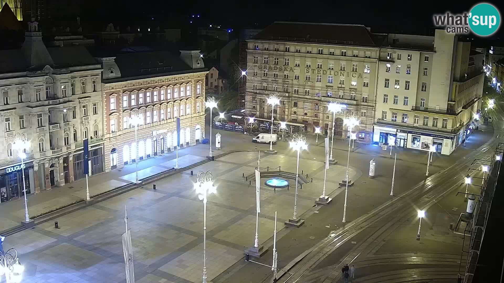 Kamera v živo Zagreb – Trg Bana Jelačića