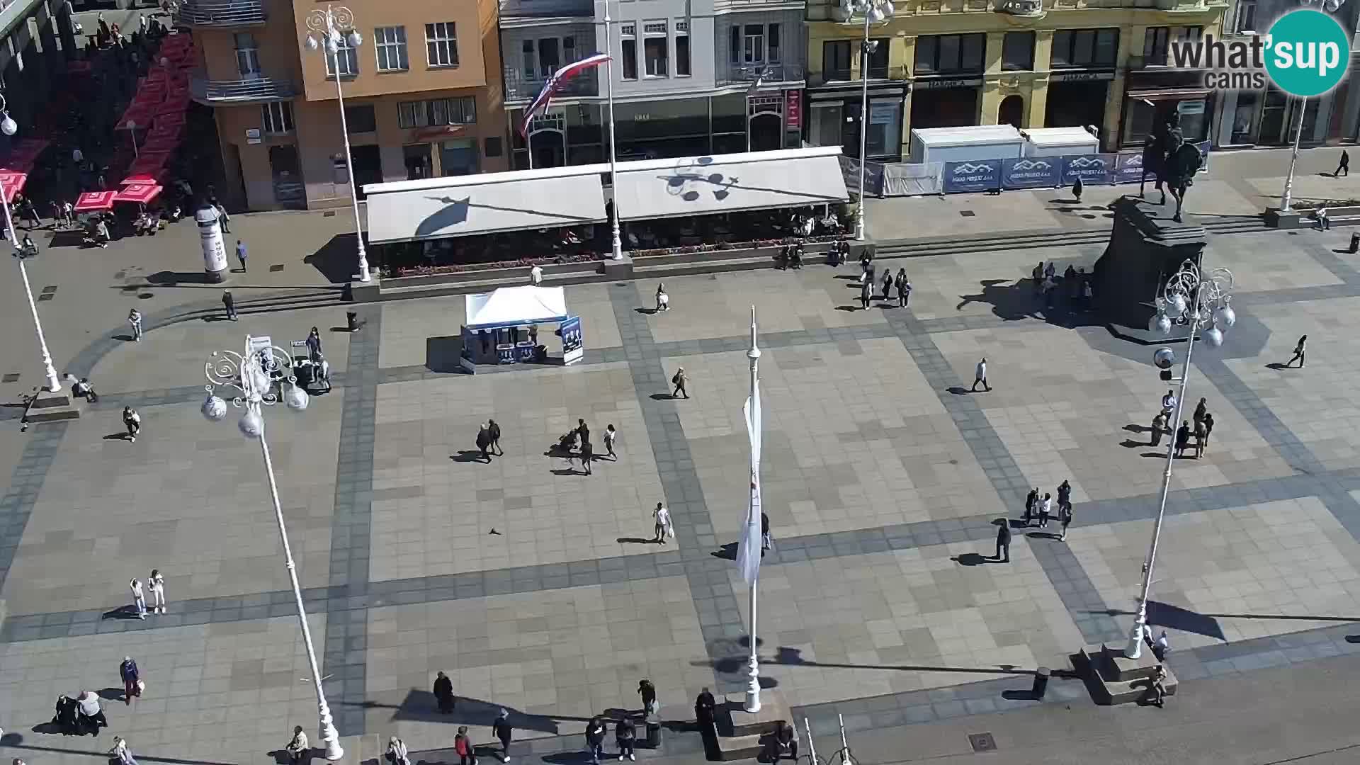 Webcam live Zagreb – Piazza Ban Jelačić