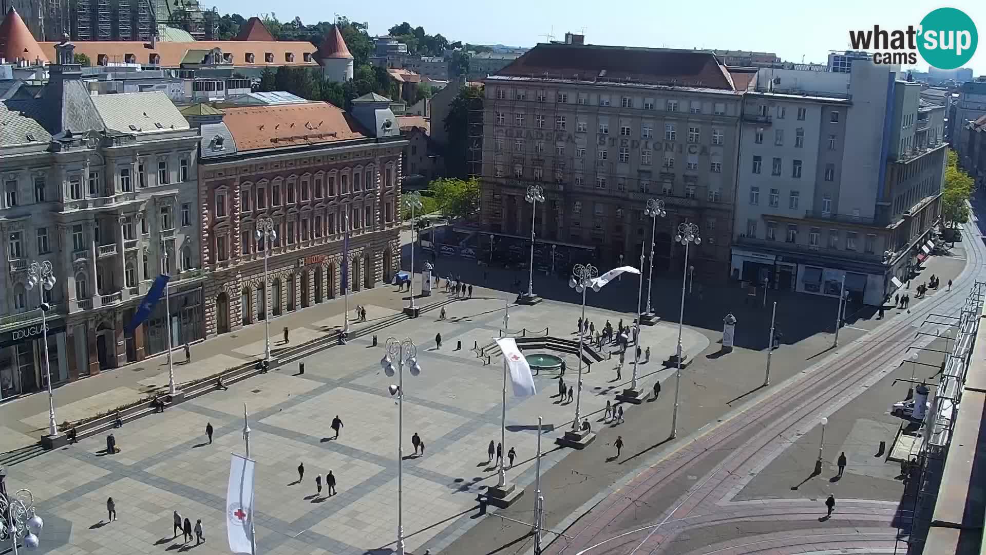 Ban Jelačić live cam Zagreb – Hotel Dubrovnik
