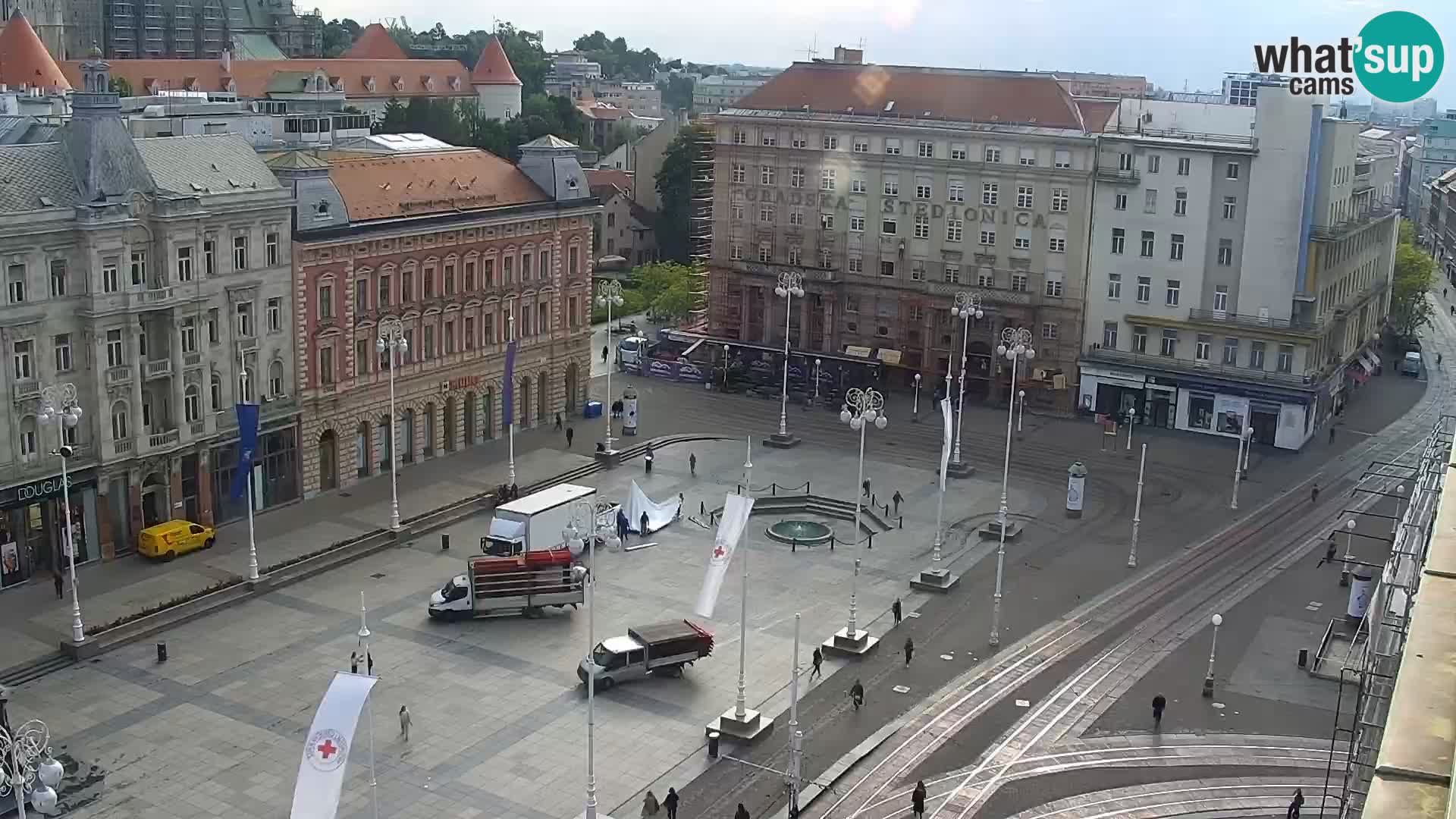 Ban Jelačić live cam Zagreb – Hotel Dubrovnik