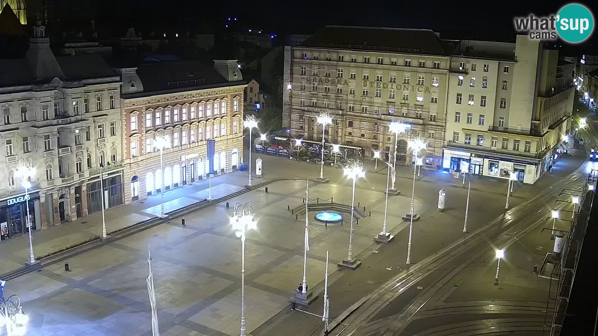 Zagreb – Bana Jelačića square panorama