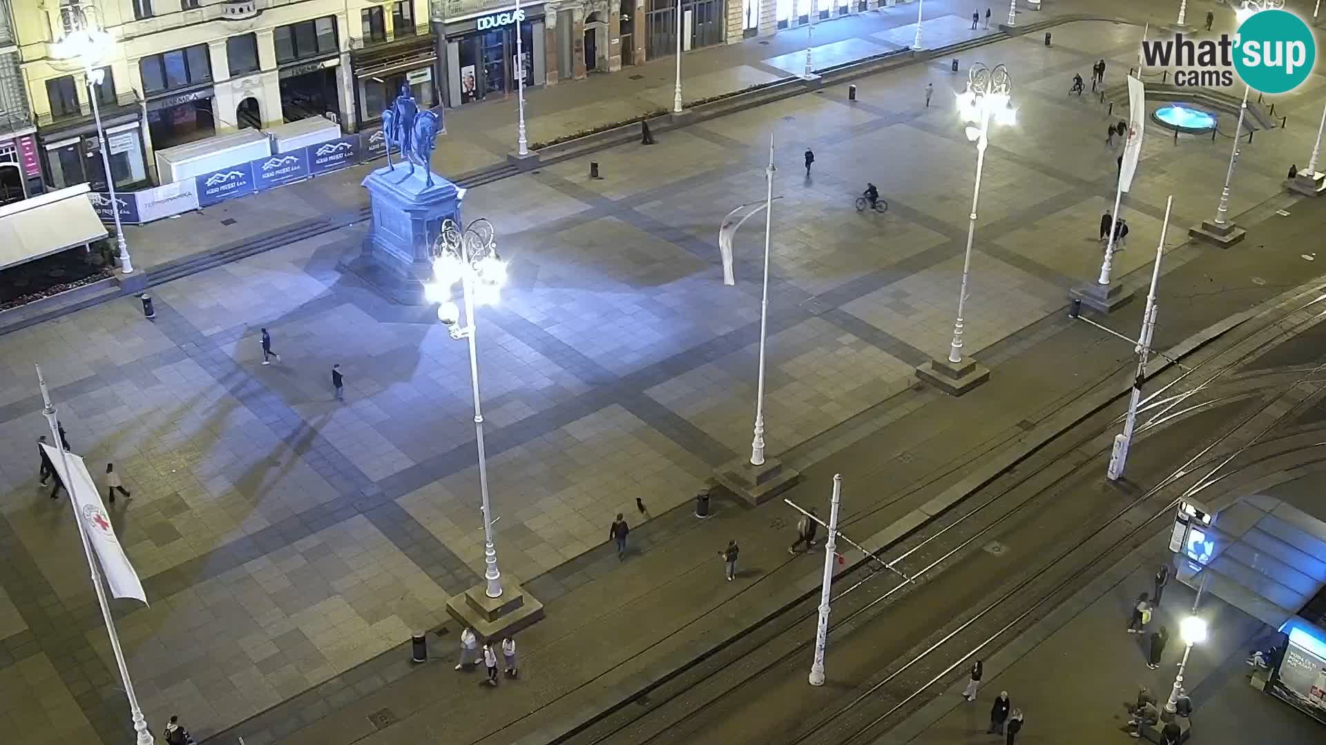 Plaza Ban Jelačić camera en vivo Zagreb – Hotel Dubrovnik