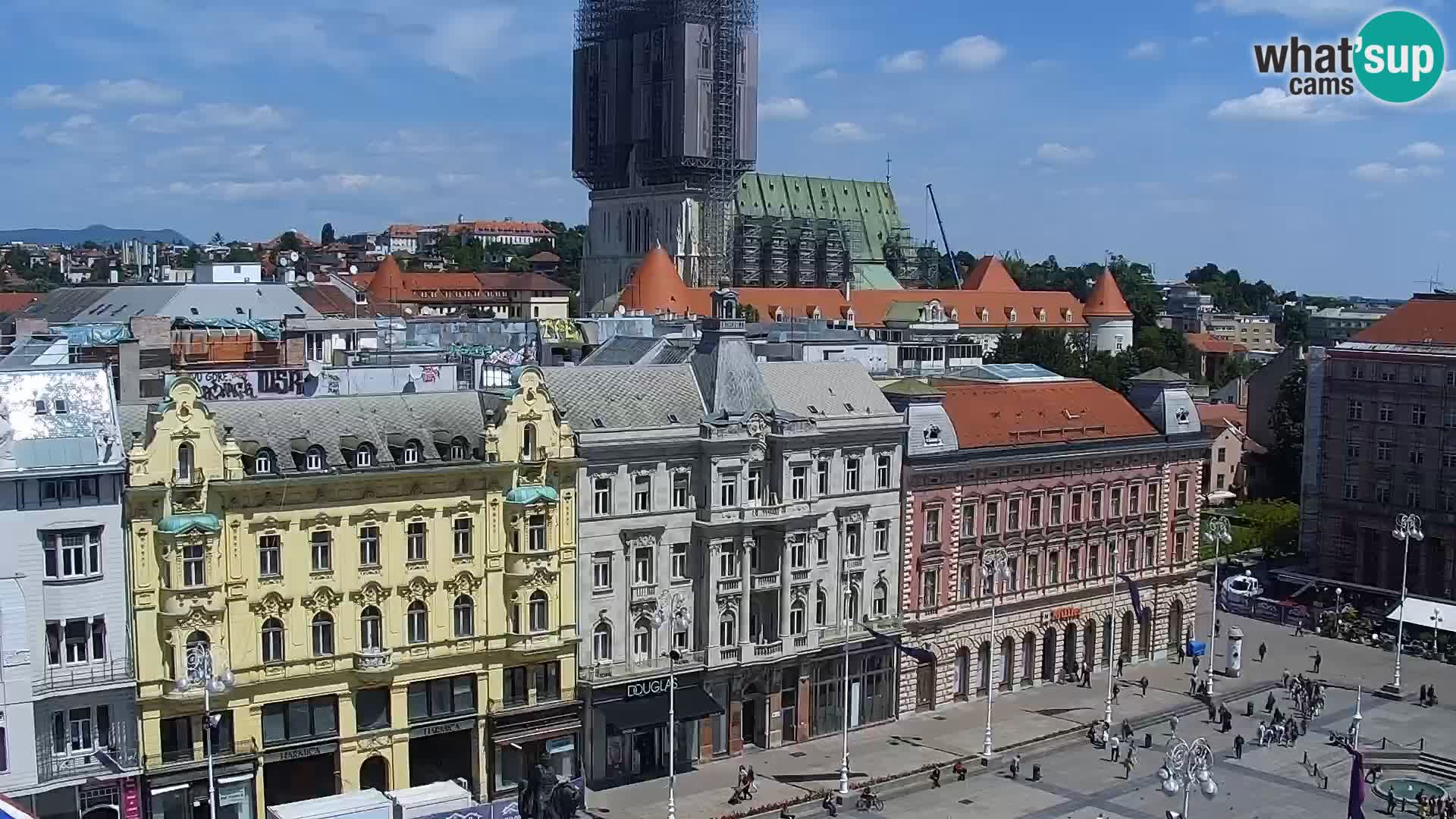 Webcam live Zagreb – Ban Jelačić Platz