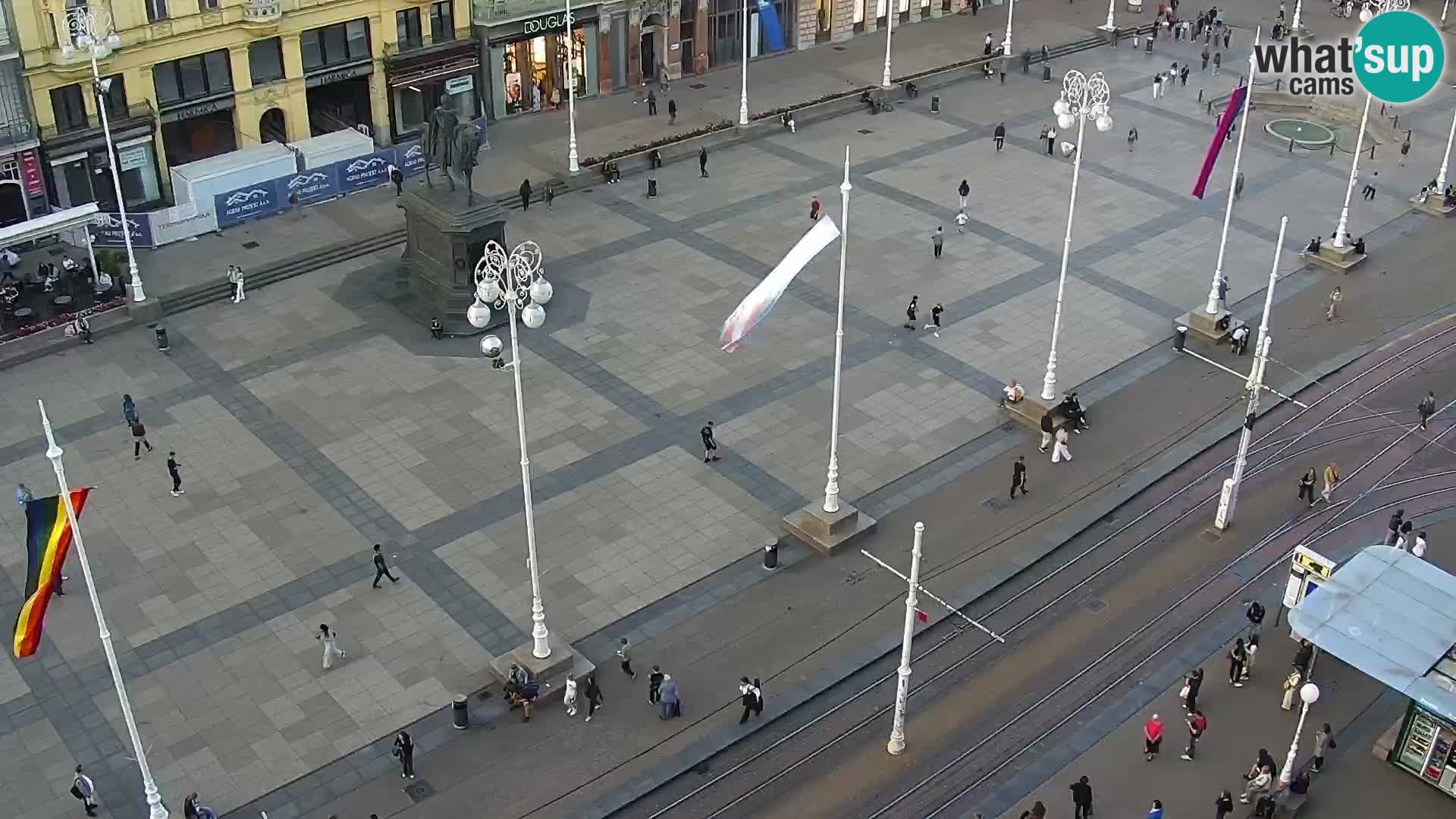 Webcam live Zagreb – Piazza Ban Jelačić