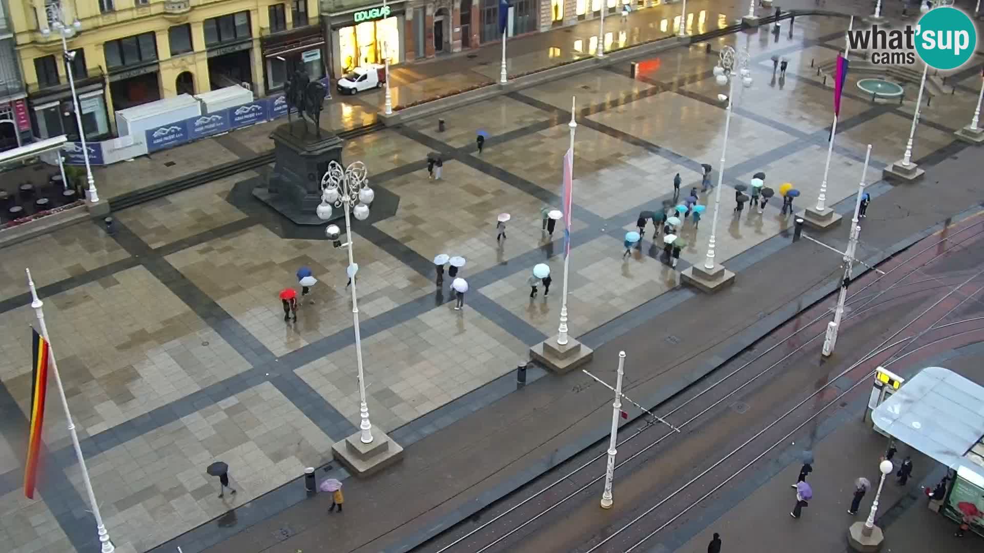 LIVE Webcam Zagreb – Ban Jelačić – Hotel Dubrovnik