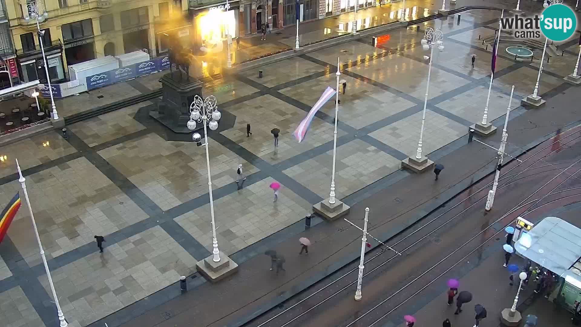 LIVE Webcam Zagreb Hotel Dubrovnik | Ban Jelačić square