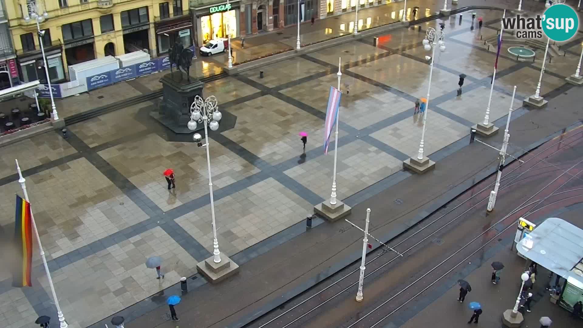 Zagreb – Bana Jelačića square panorama