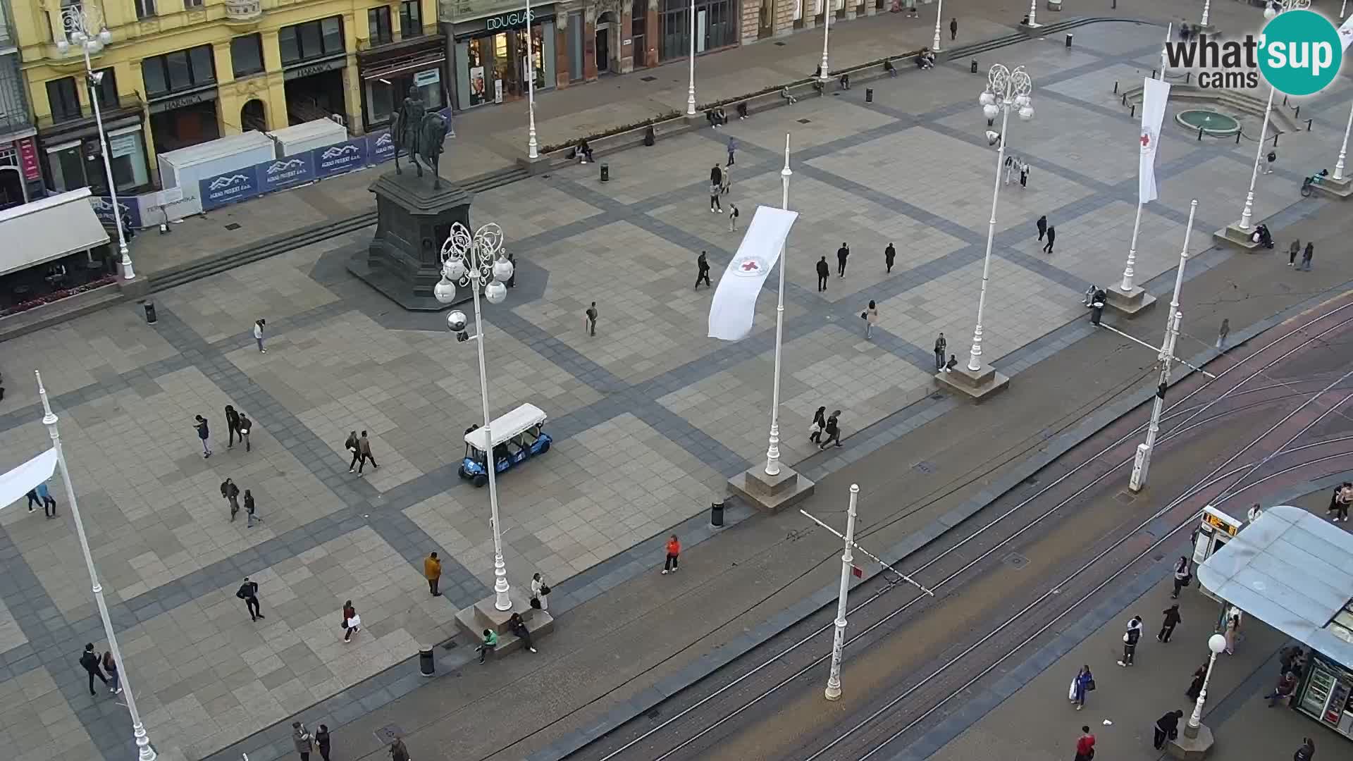 LIVE Webcam Zagreb Hotel Dubrovnik | Ban Jelačić square