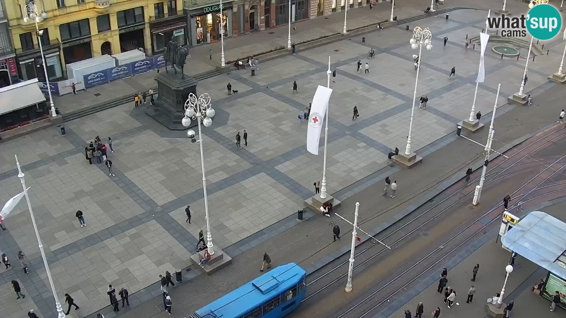 LIVE Webcam Zagreb – Ban Jelačić – Hotel Dubrovnik