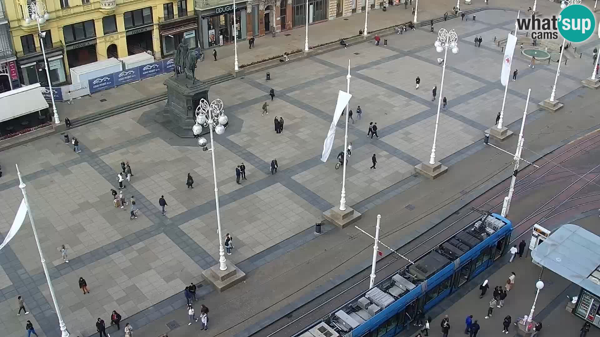 Piazza Ban Jelačić livecam Zagreb – Hotel Dubrovnik