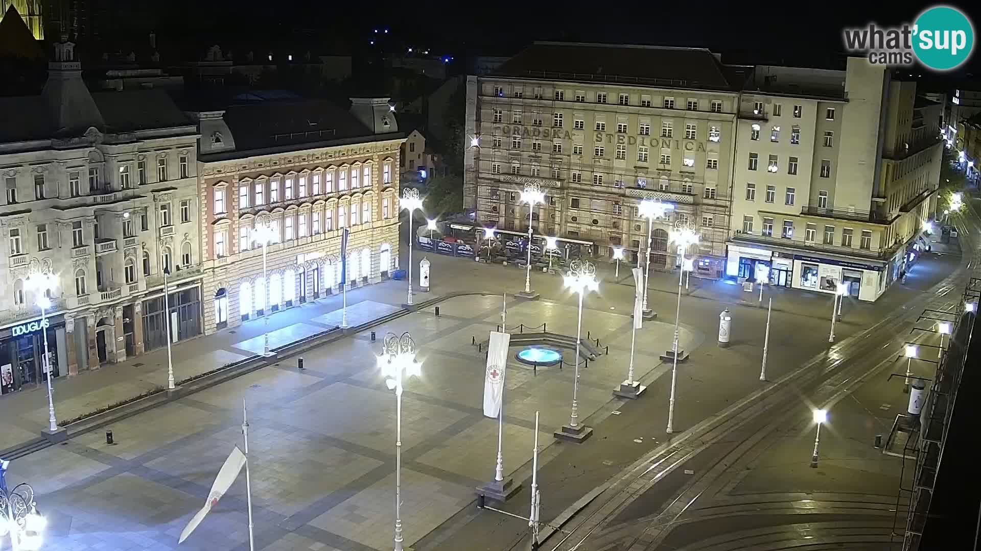 Kamera v živo Zagreb – Trg Bana Jelačića