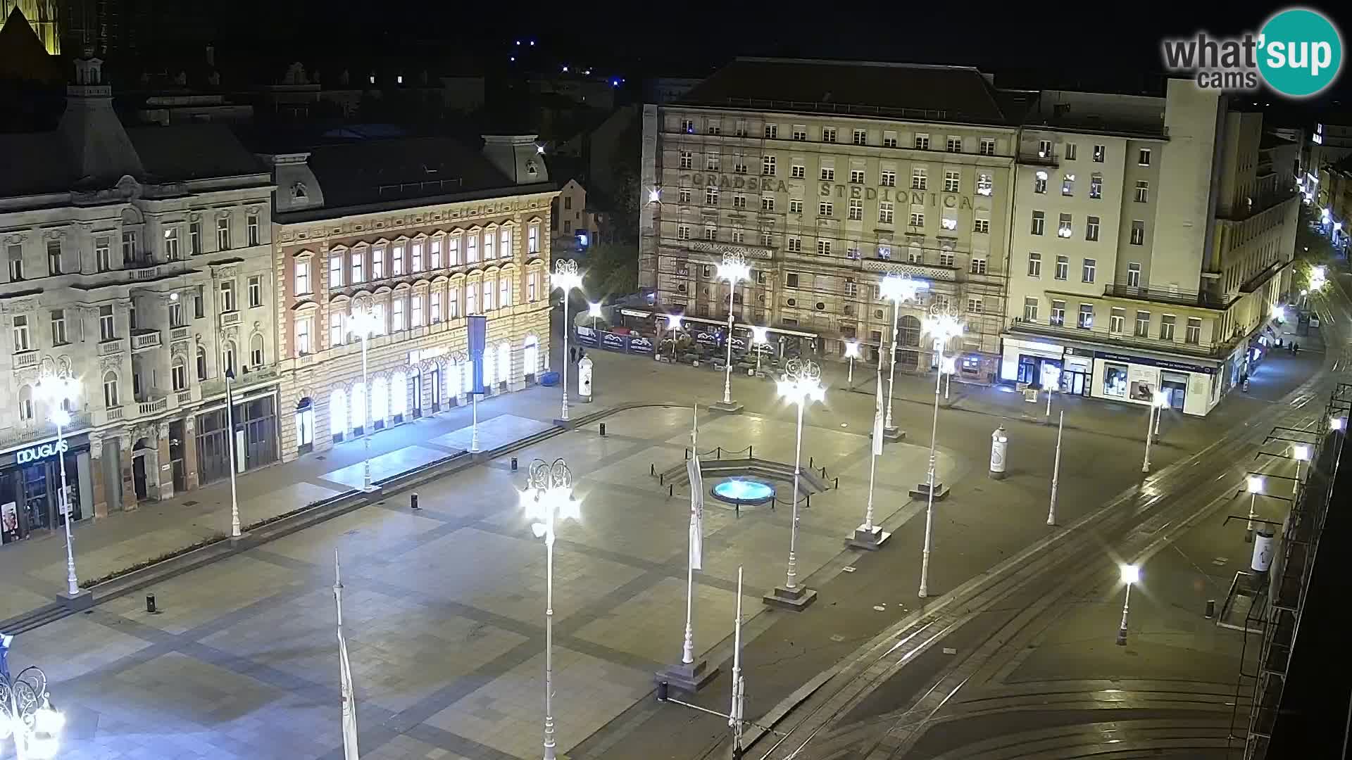 LIVE Webcam Zagreb – Ban Jelačić – Hotel Dubrovnik