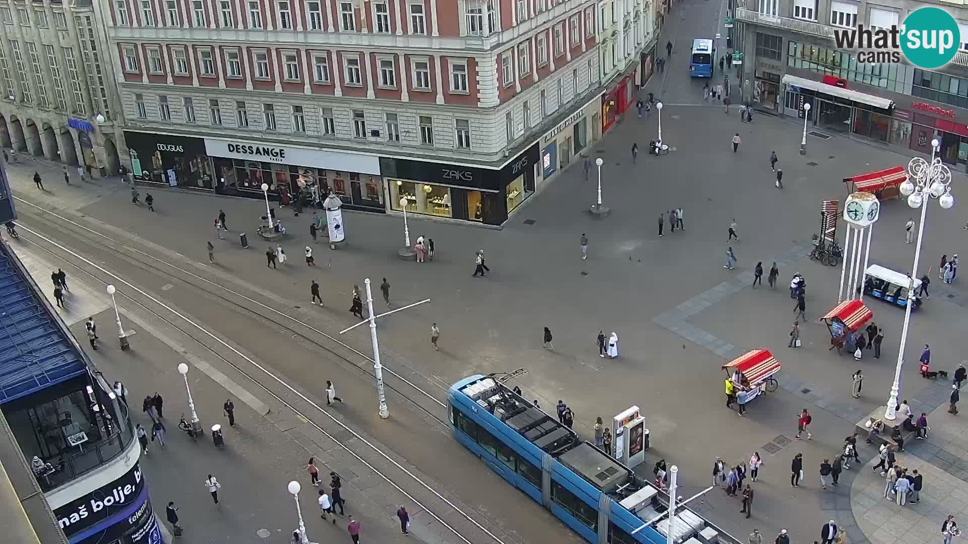 Ban Jelačić live cam Zagreb – Hotel Dubrovnik