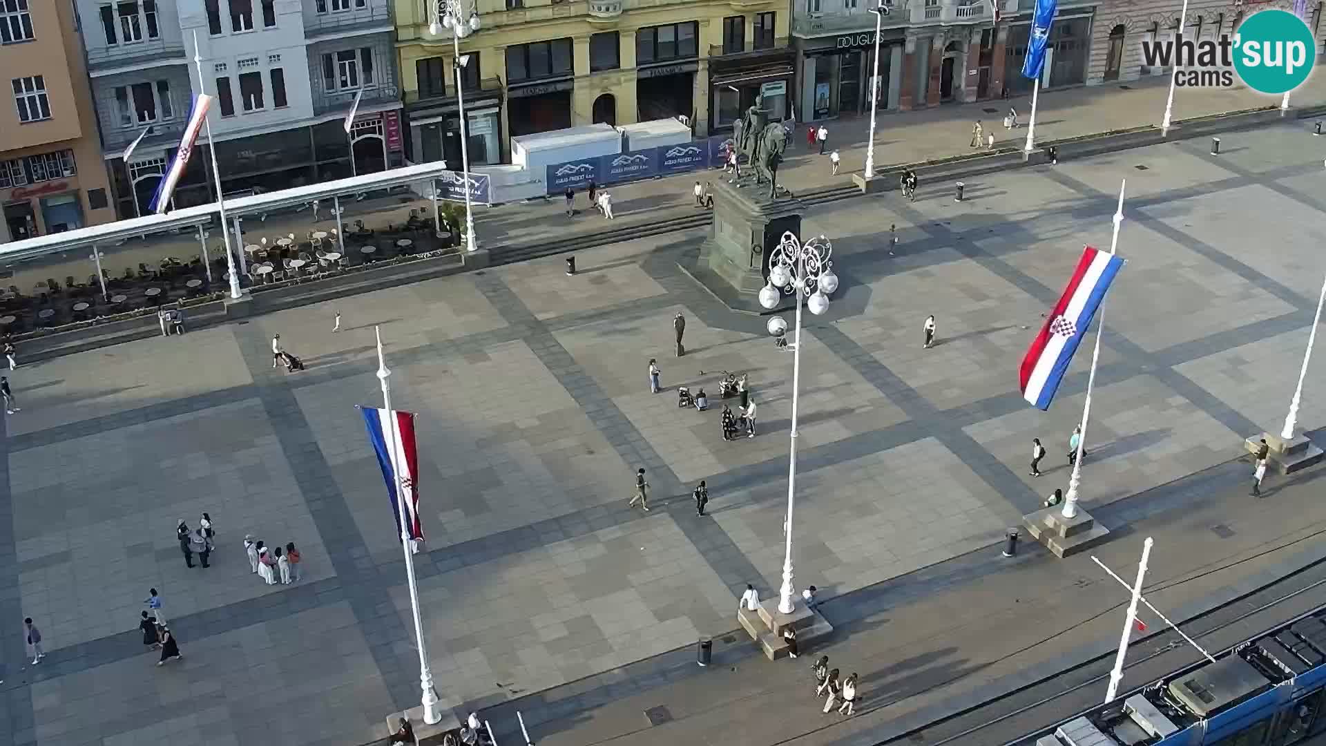 Plaza Ban Jelačić camera en vivo Zagreb – Hotel Dubrovnik
