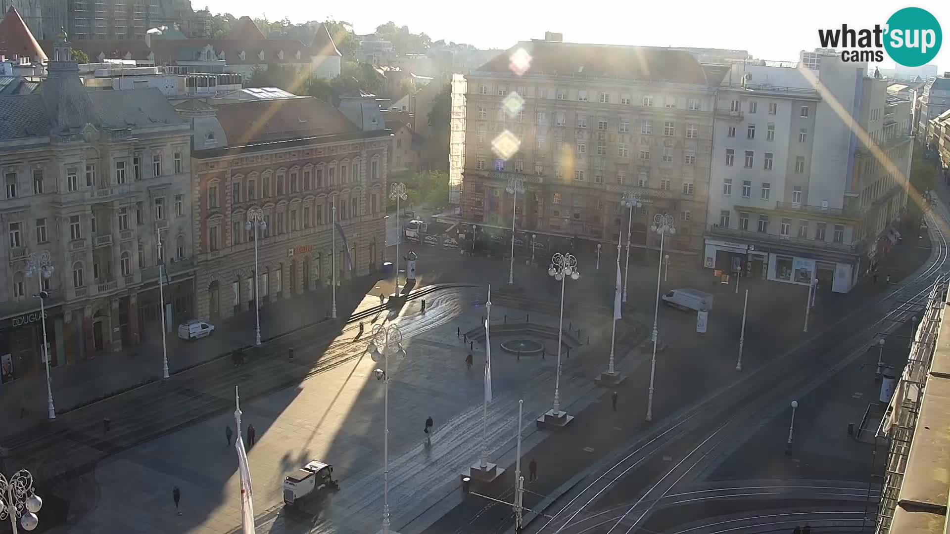 Zagreb – Bana Jelačića square panorama