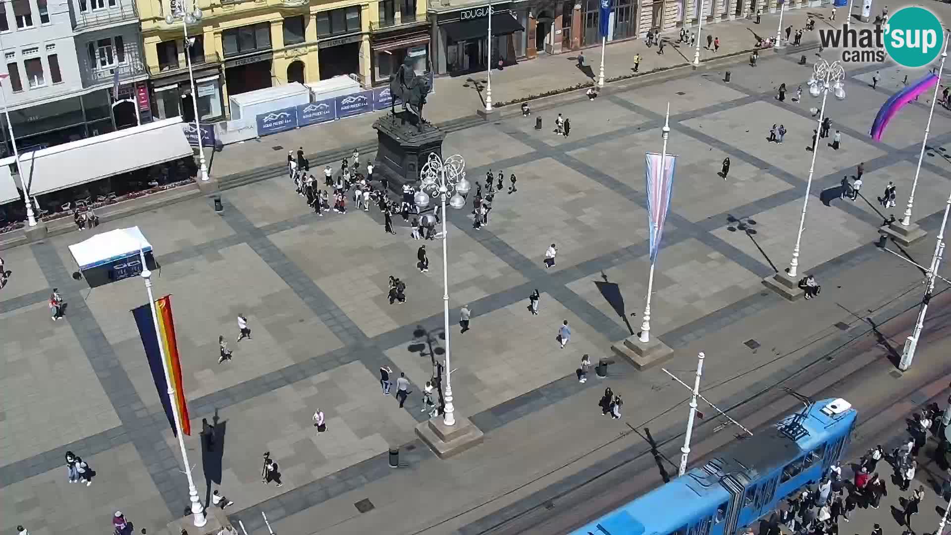 Piazza Ban Jelačić livecam Zagreb – Hotel Dubrovnik