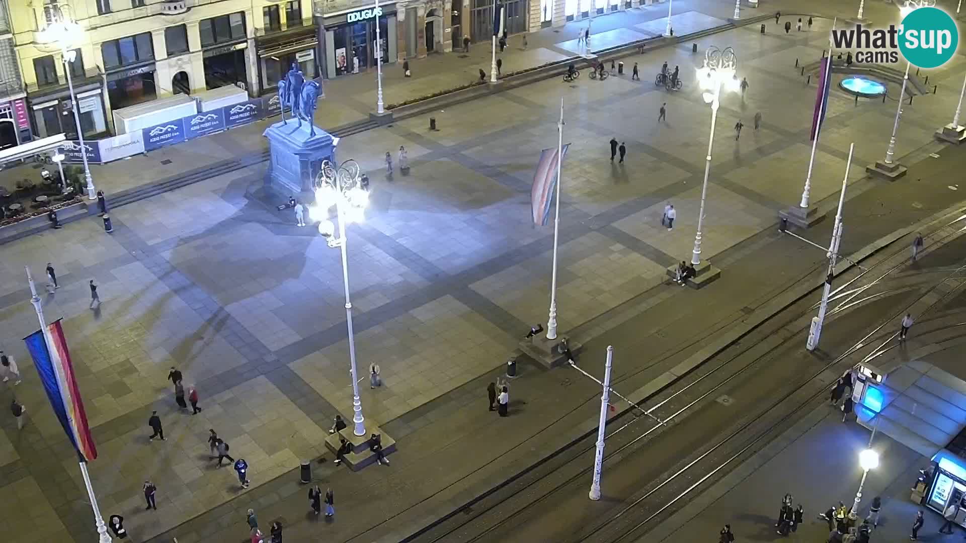Ban Jelačić Platz  Live webcam Zagreb – Hotel Dubrovnik
