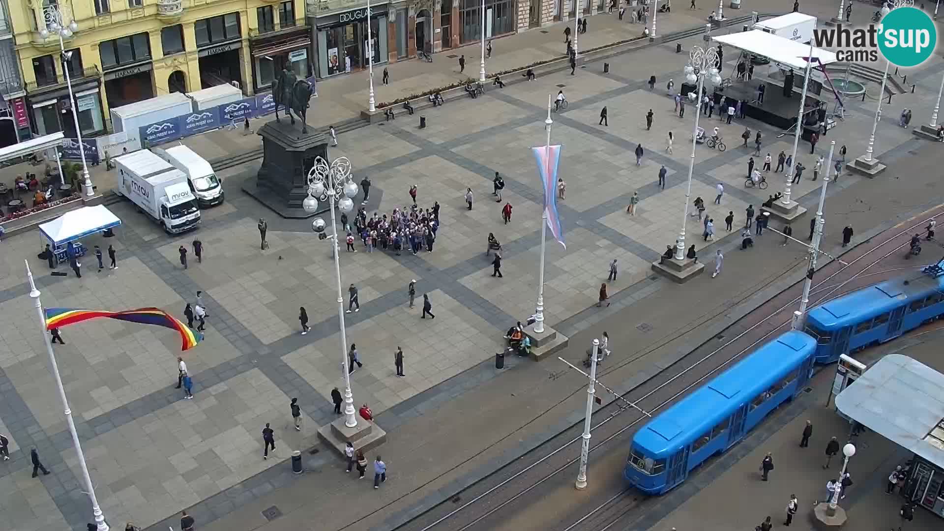 LIVE Webcam Zagreb Hotel Dubrovnik | Ban Jelačić square