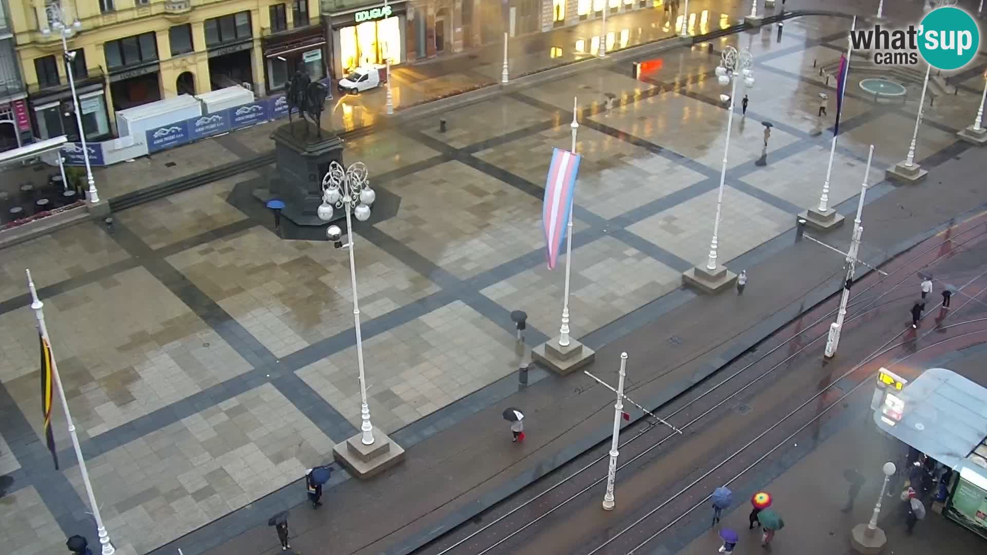 Zagreb – Bana Jelačića square panorama