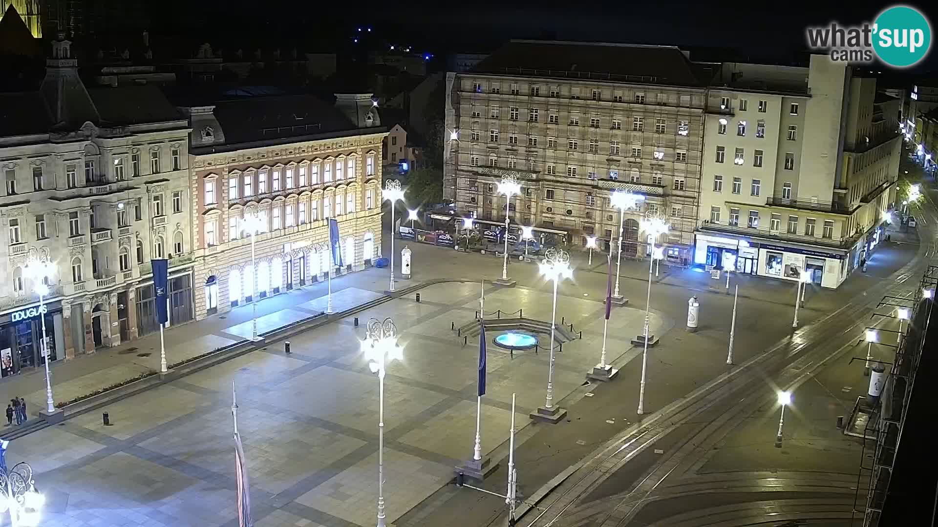 Plaza Ban Jelačić camera en vivo Zagreb – Hotel Dubrovnik