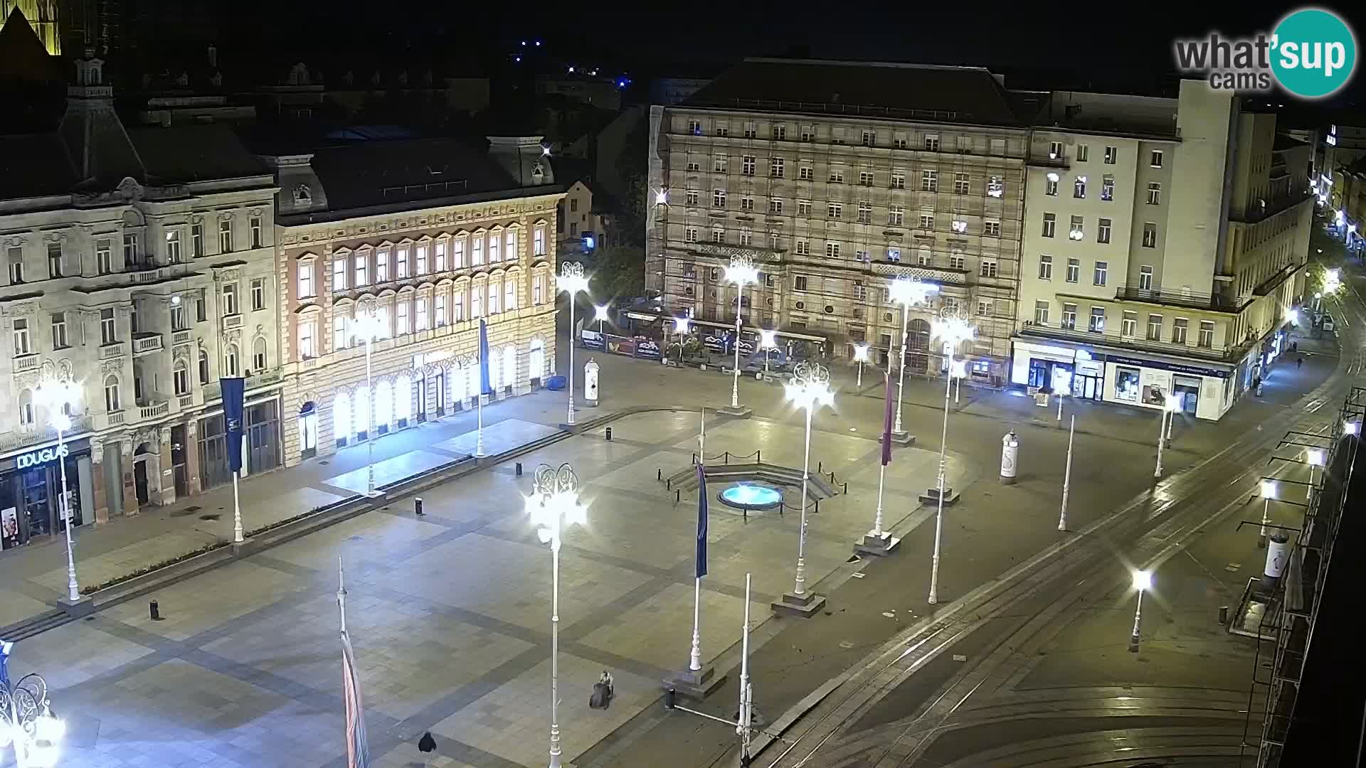 LIVE Webcam Zagreb – Ban Jelačić – Hotel Dubrovnik