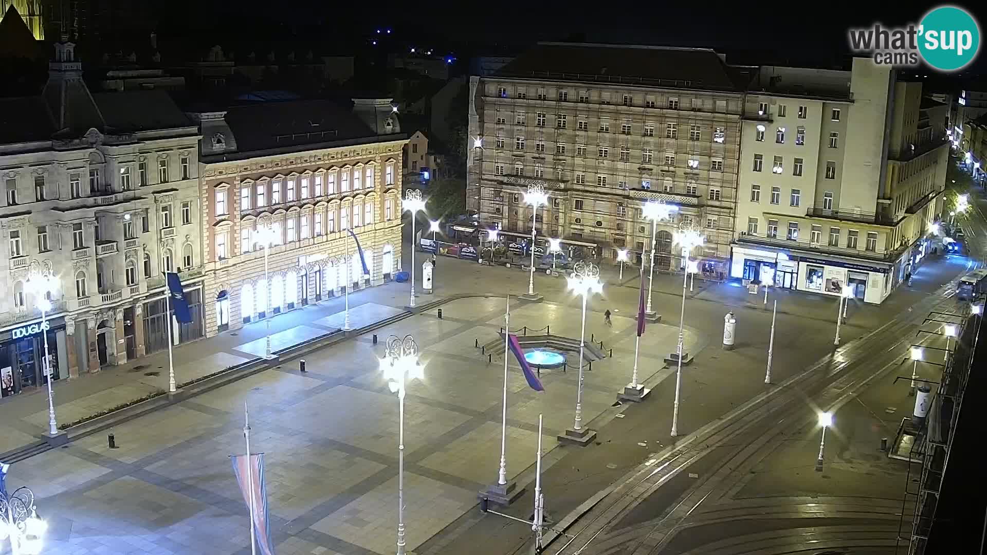 Kamera v živo Zagreb – Trg Bana Jelačića