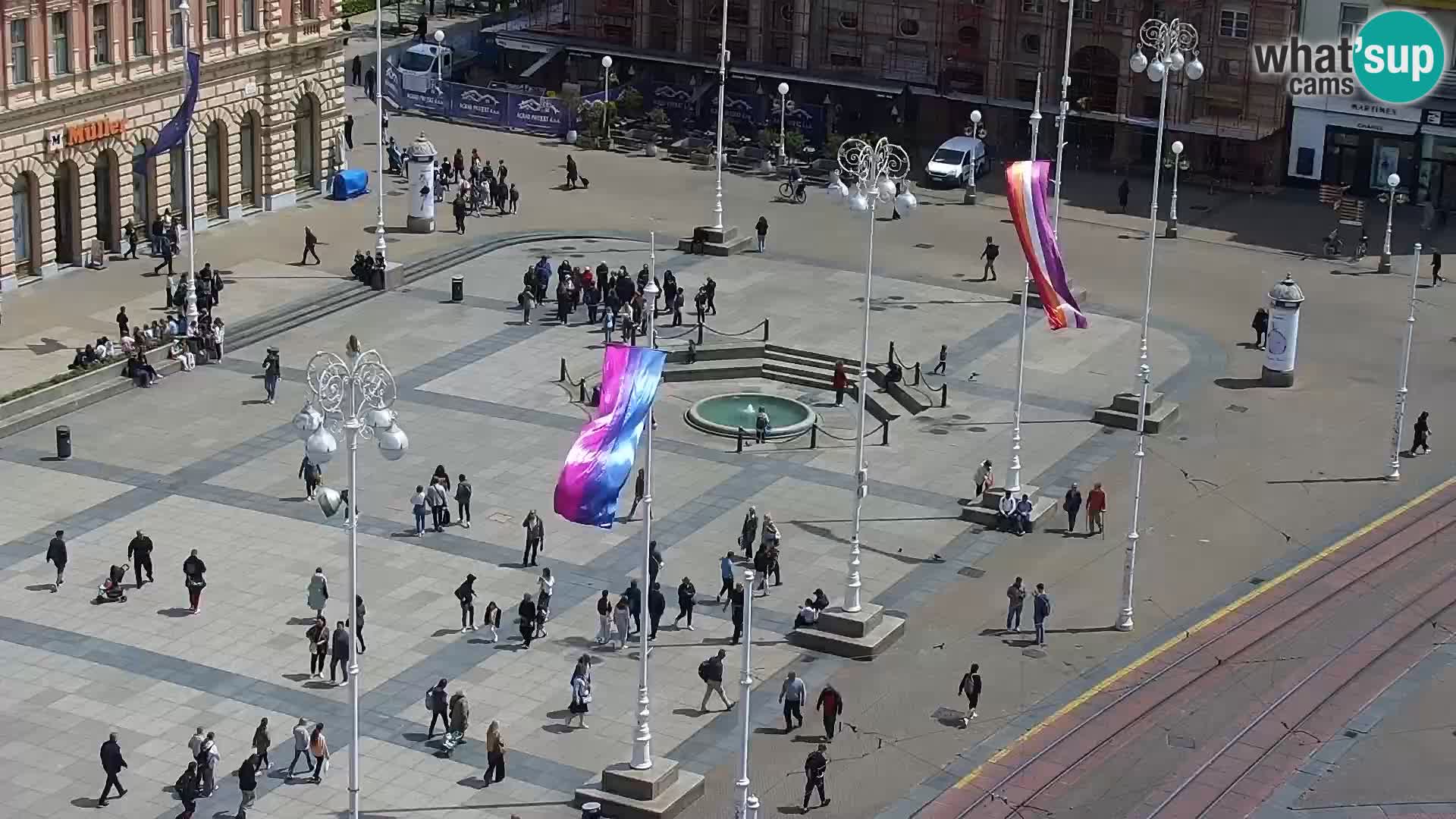Webcam Zagreb – Ban Jelačić square