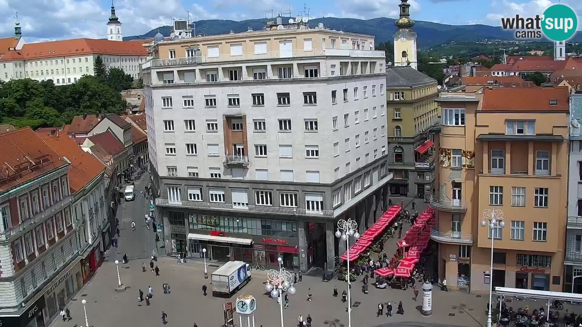 Piazza Ban Jelačić livecam Zagreb – Hotel Dubrovnik