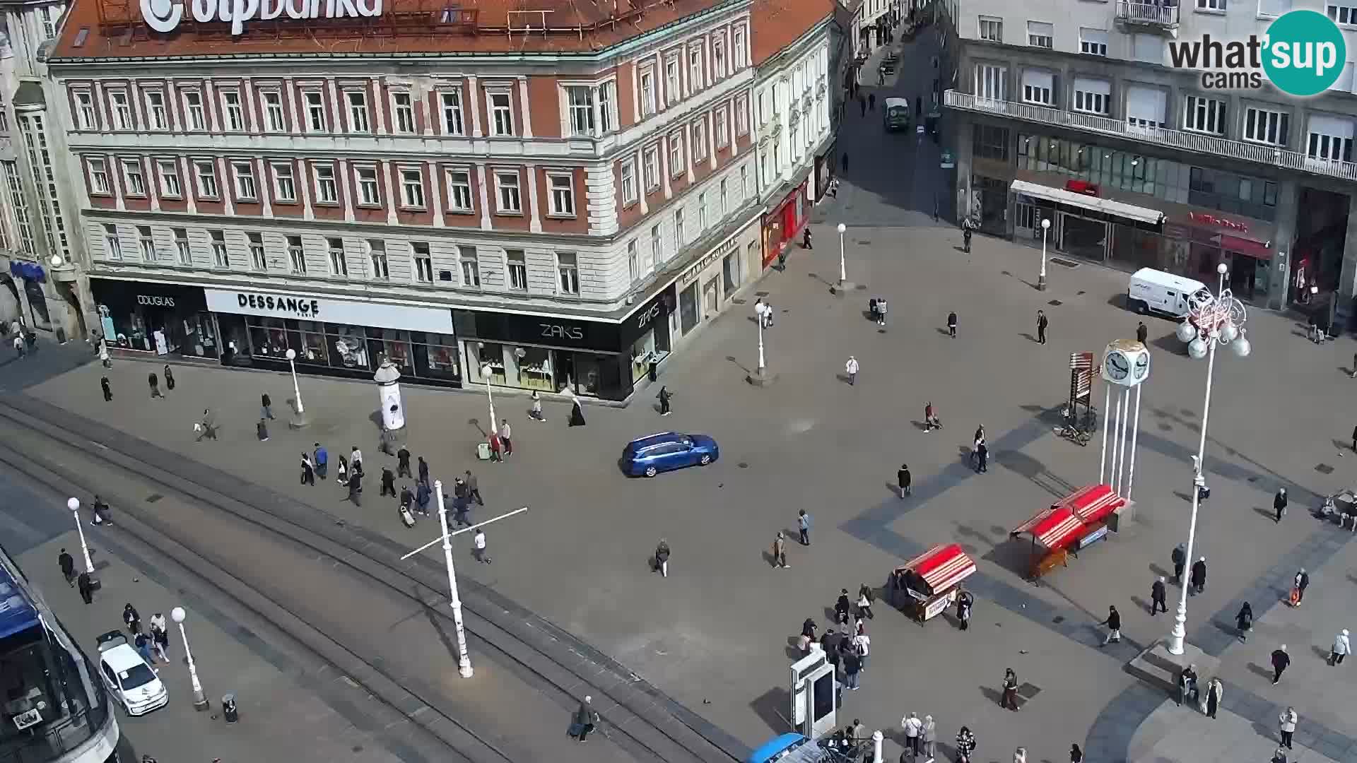 Zagreb – Bana Jelačića square panorama