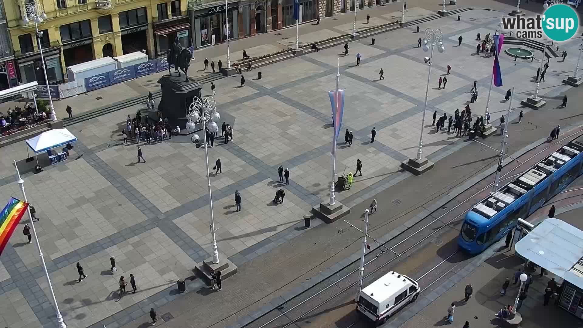 Piazza Ban Jelačić livecam Zagreb – Hotel Dubrovnik