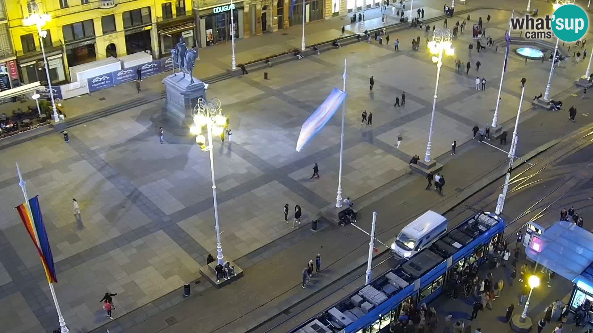 LIVE Webcam Zagreb – Ban Jelačić – Hotel Dubrovnik