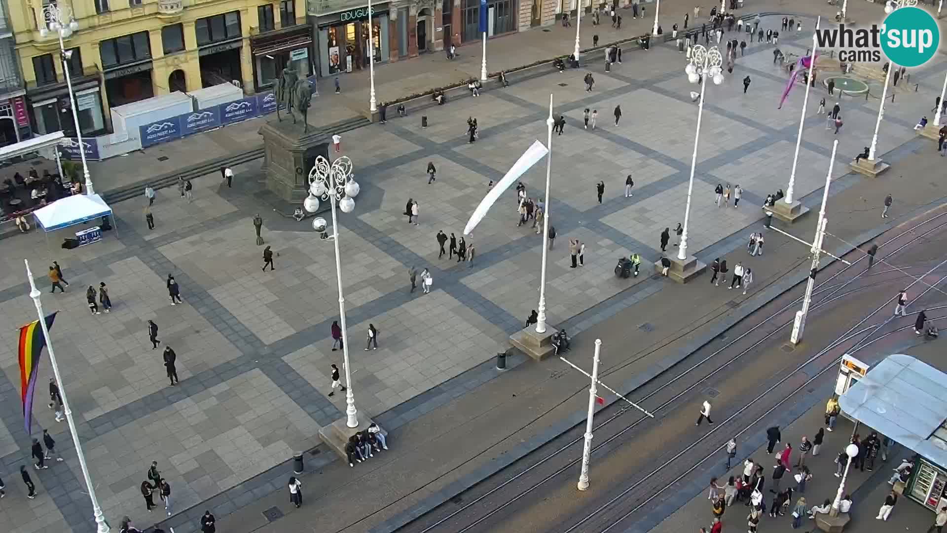 LIVE Webcam Zagreb Hotel Dubrovnik | Ban Jelačić square