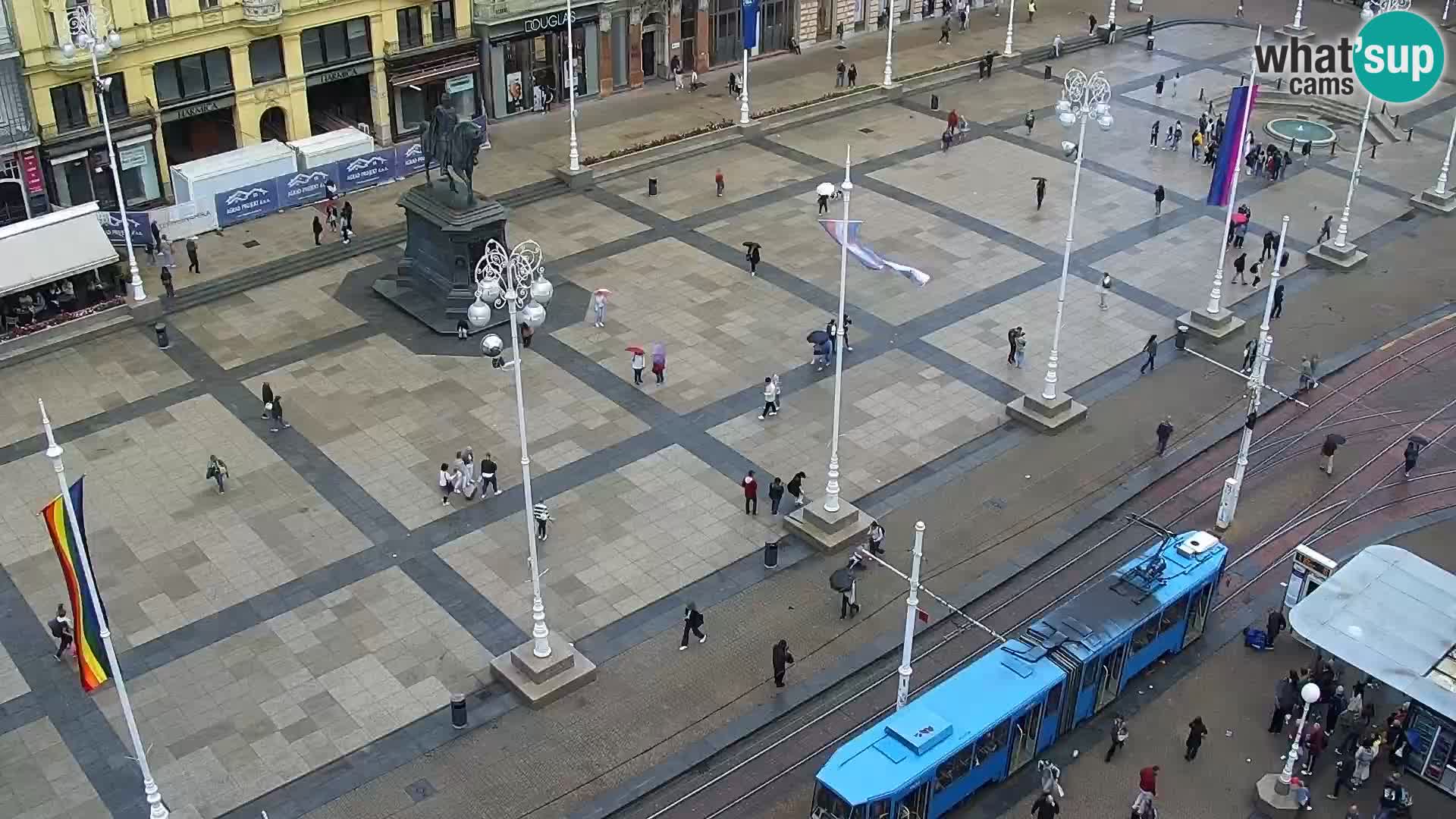 Ban Jelačić Platz  Live webcam Zagreb – Hotel Dubrovnik