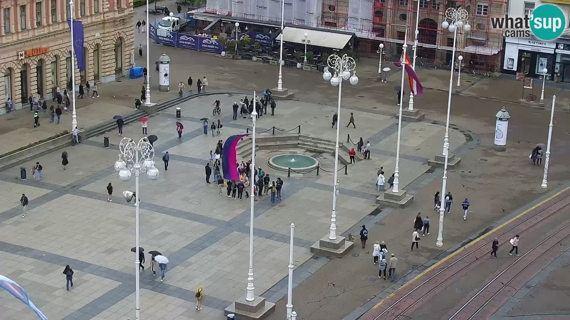 Piazza Ban Jelačić livecam Zagreb – Hotel Dubrovnik