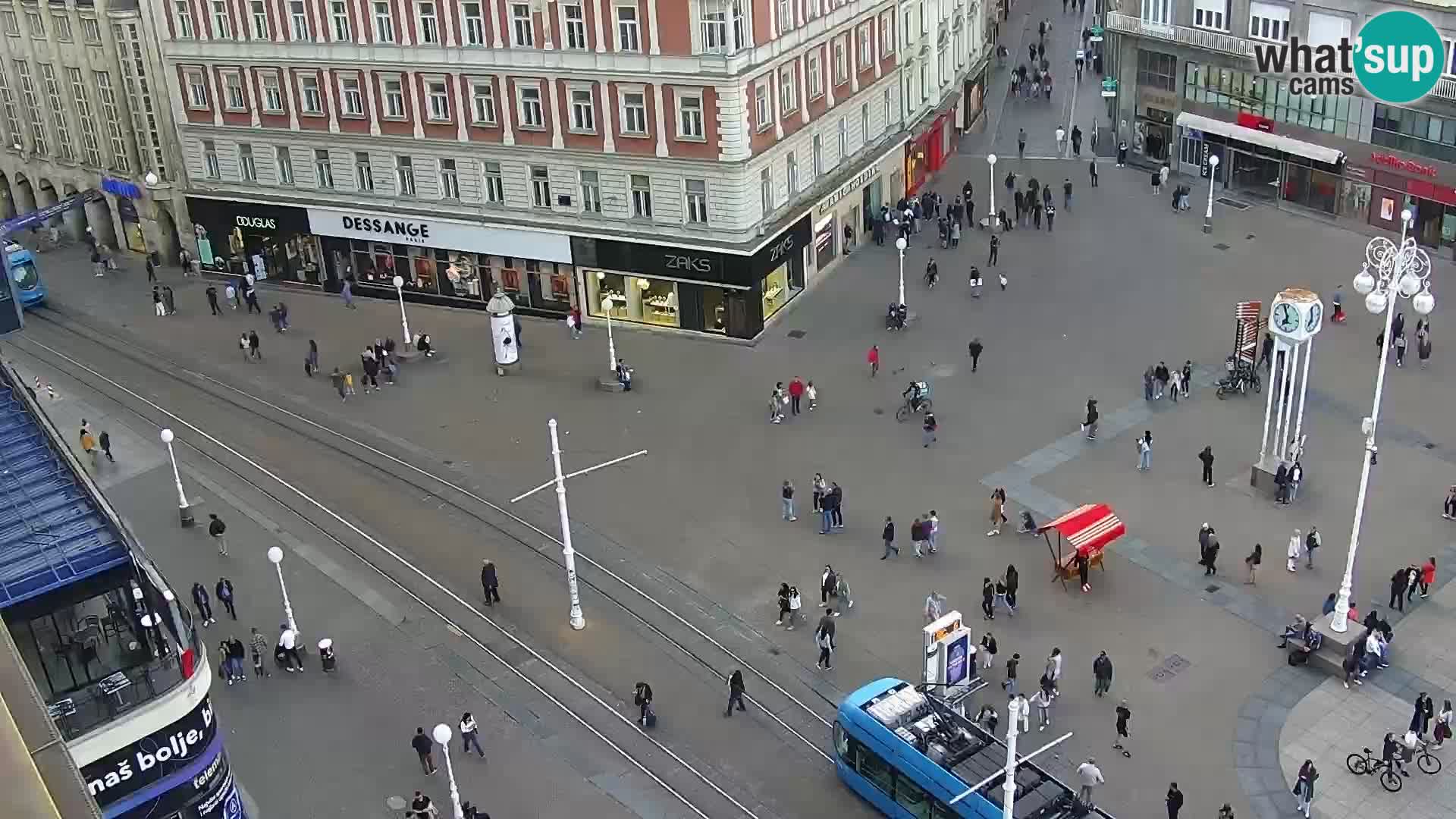 Ban Jelačić live cam Zagreb – Hotel Dubrovnik